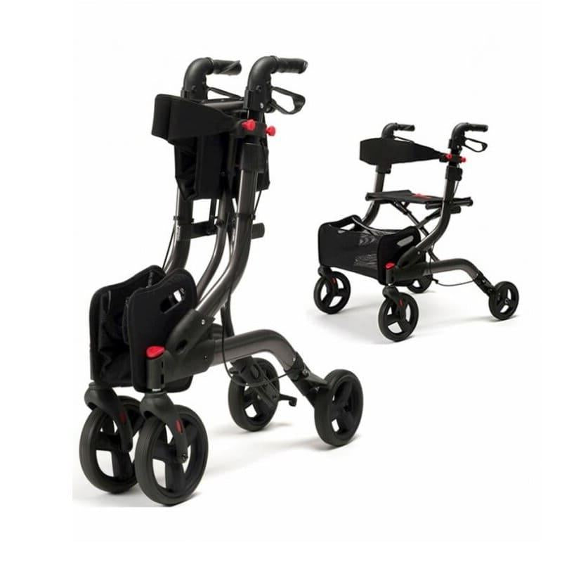 Rollator Andador Plegable de Aluminio 4 ruedas Four-Light