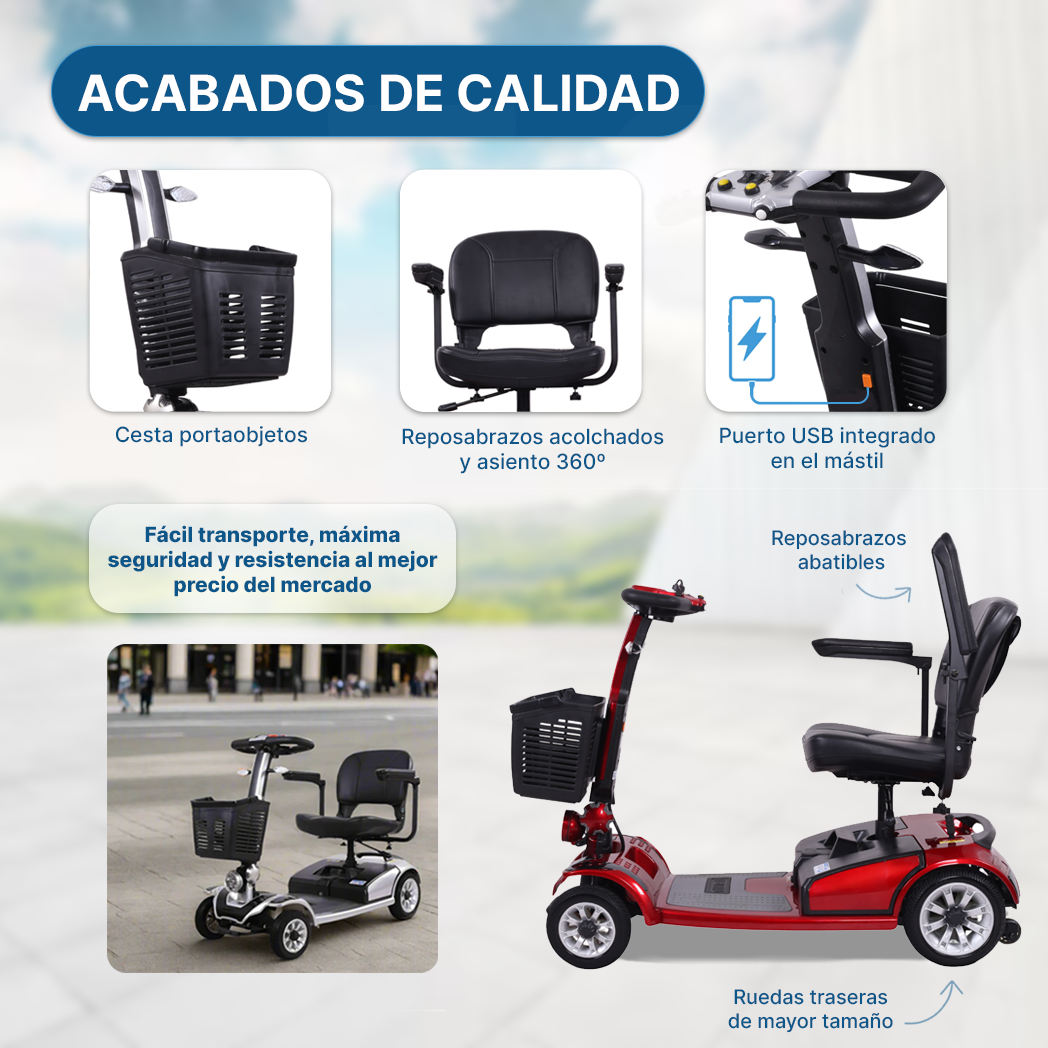 Scooter Elétrica MATE para Idosos