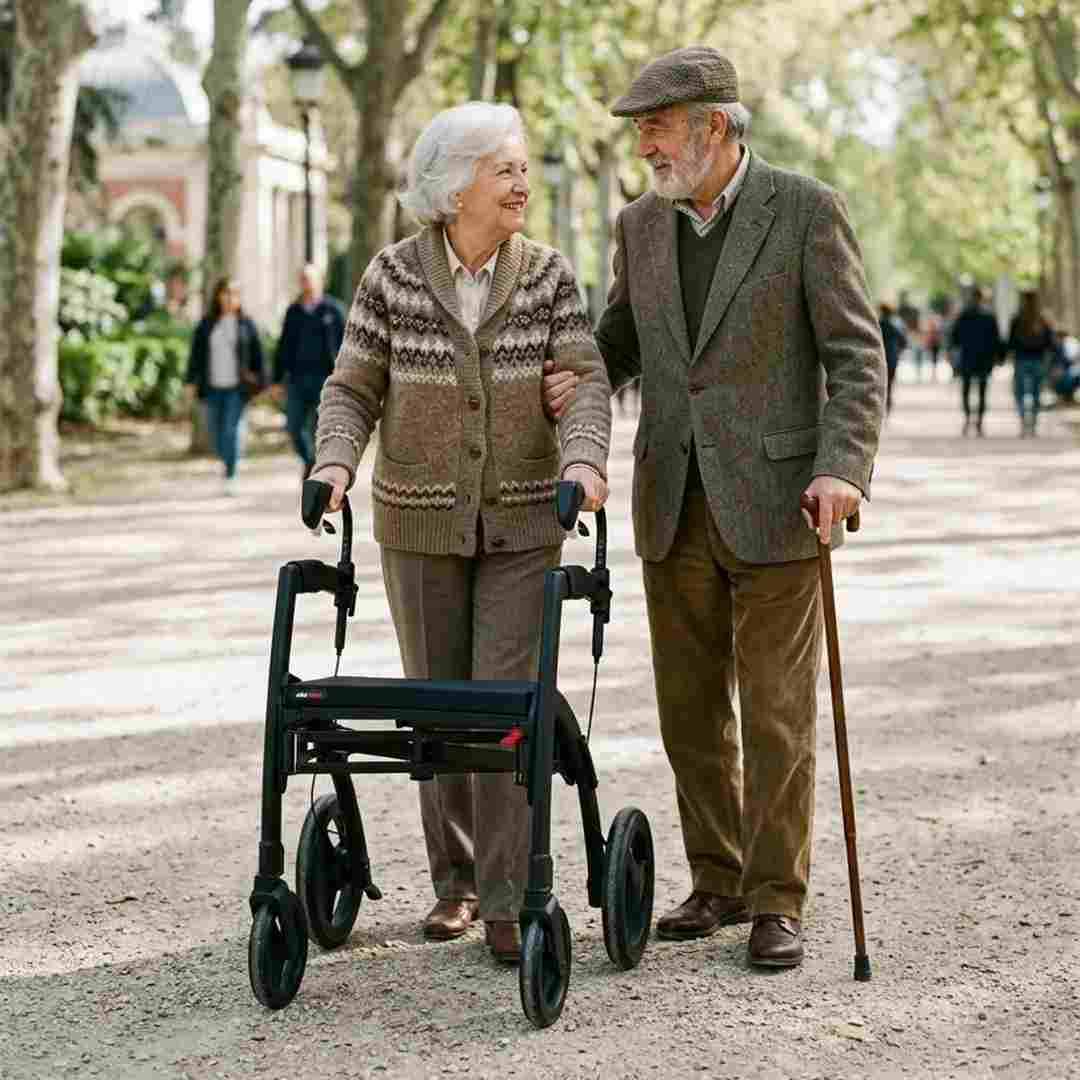 Andador con láser para interiores ofrece guía visual durante el camino dortomedical
