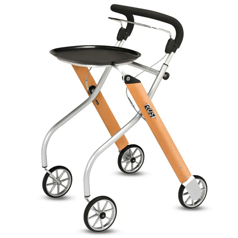 Andador con ruedas de 15 cm para un desplazamiento suave y silencioso en suelos de interior dortomedical