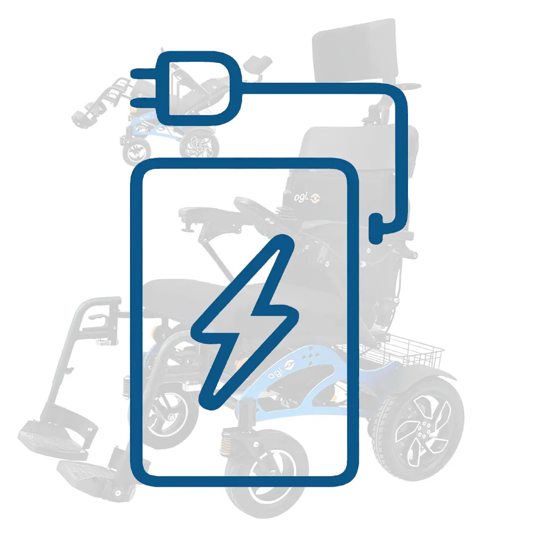 Accesorio: 2 Baterías Originales para Silla Eléctrica Smart Tilt Function dortomedical