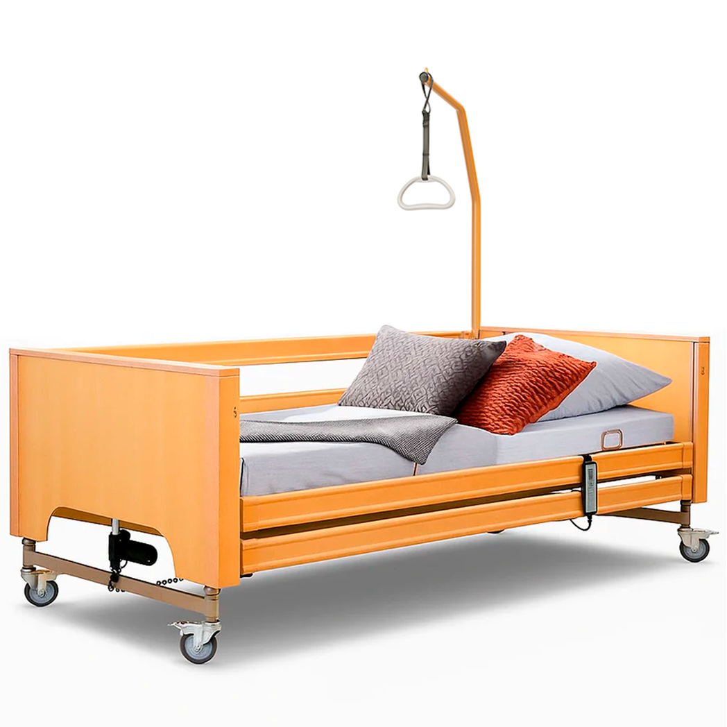 Cama Articulada com ELEVAÇÃO: Pack Trapézio + Grades + Cabeceira/Peseira. ANTARES