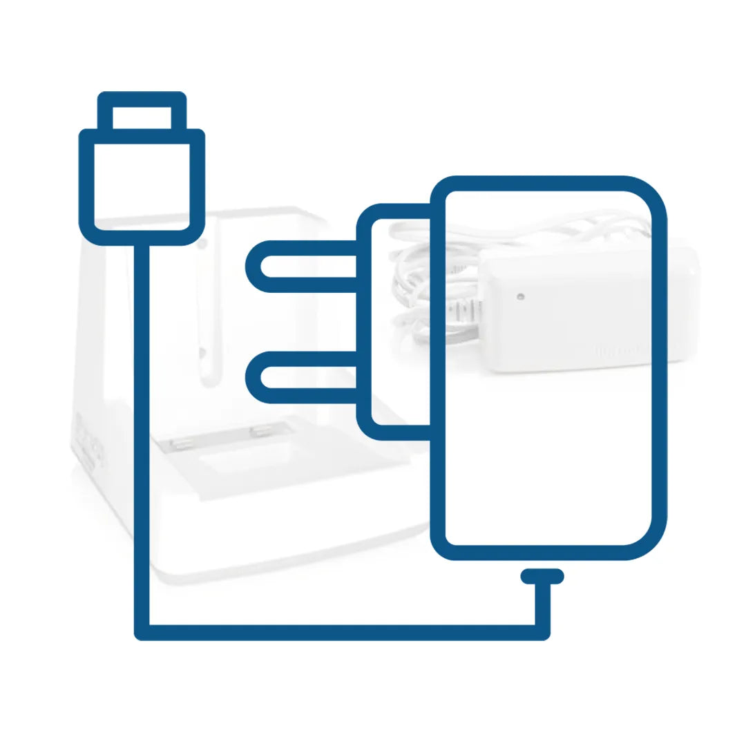 Carregador de bateria para guindaste de transferência