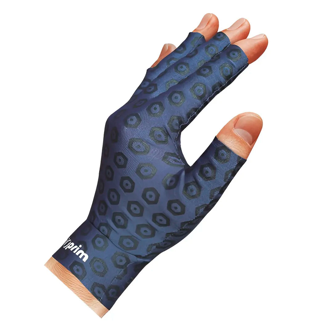 Plano lateral del guante para artrosis de mano que retiene el calor corporal para calmar el dolor dortomedical