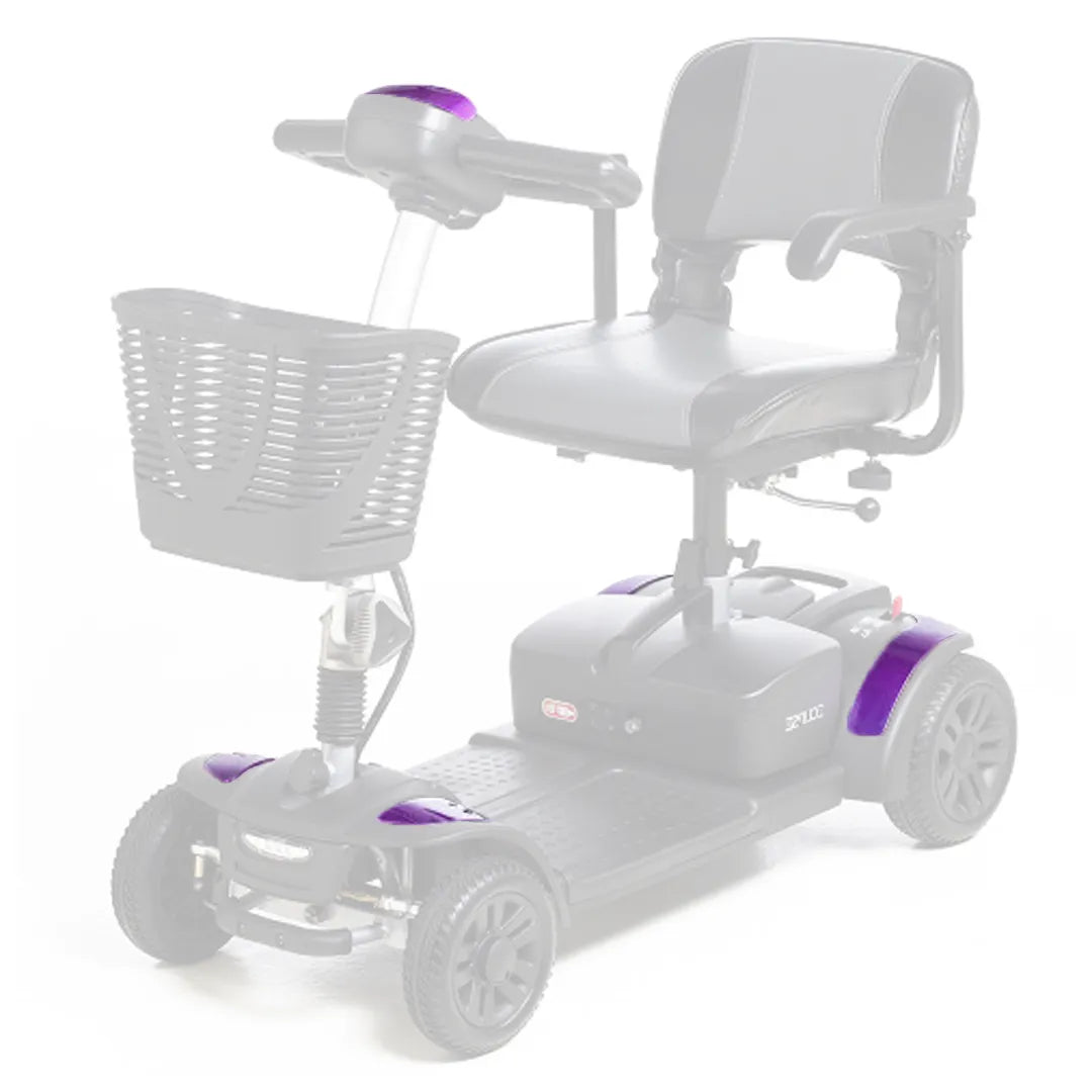 Kit de Piezas de Color Morado para Scooter Eclipse, Eclipse Plus y Eclipse Litio dortomedical