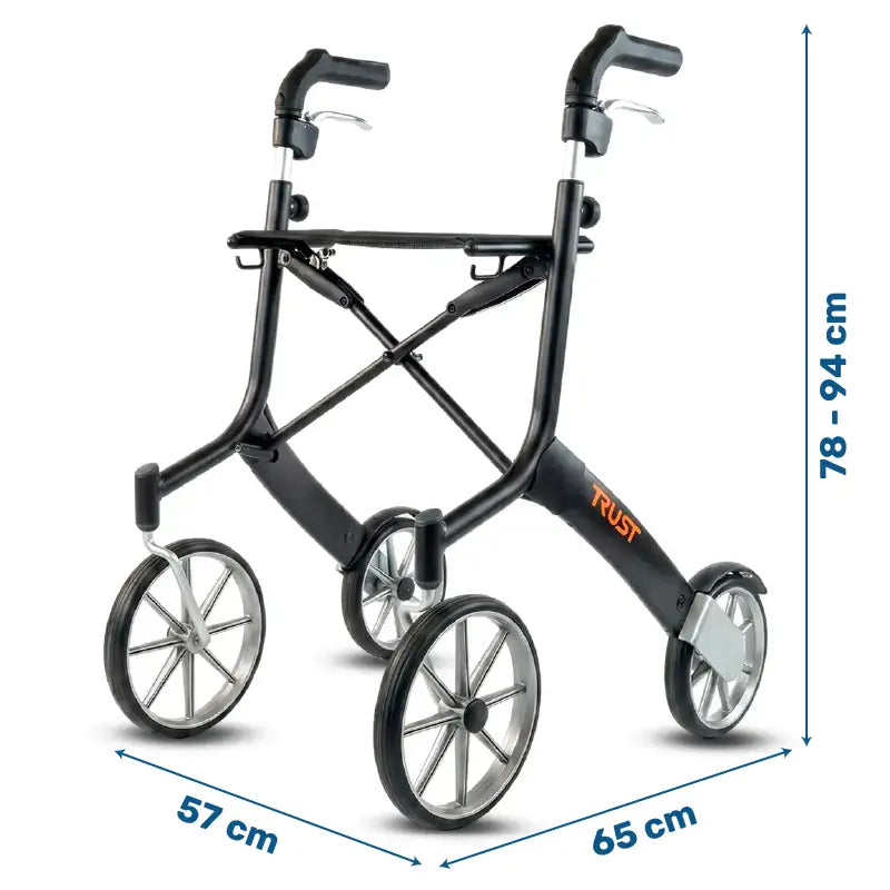 Medidas especificadas del andador discreto de alta durabilidad let's go out dortomedical