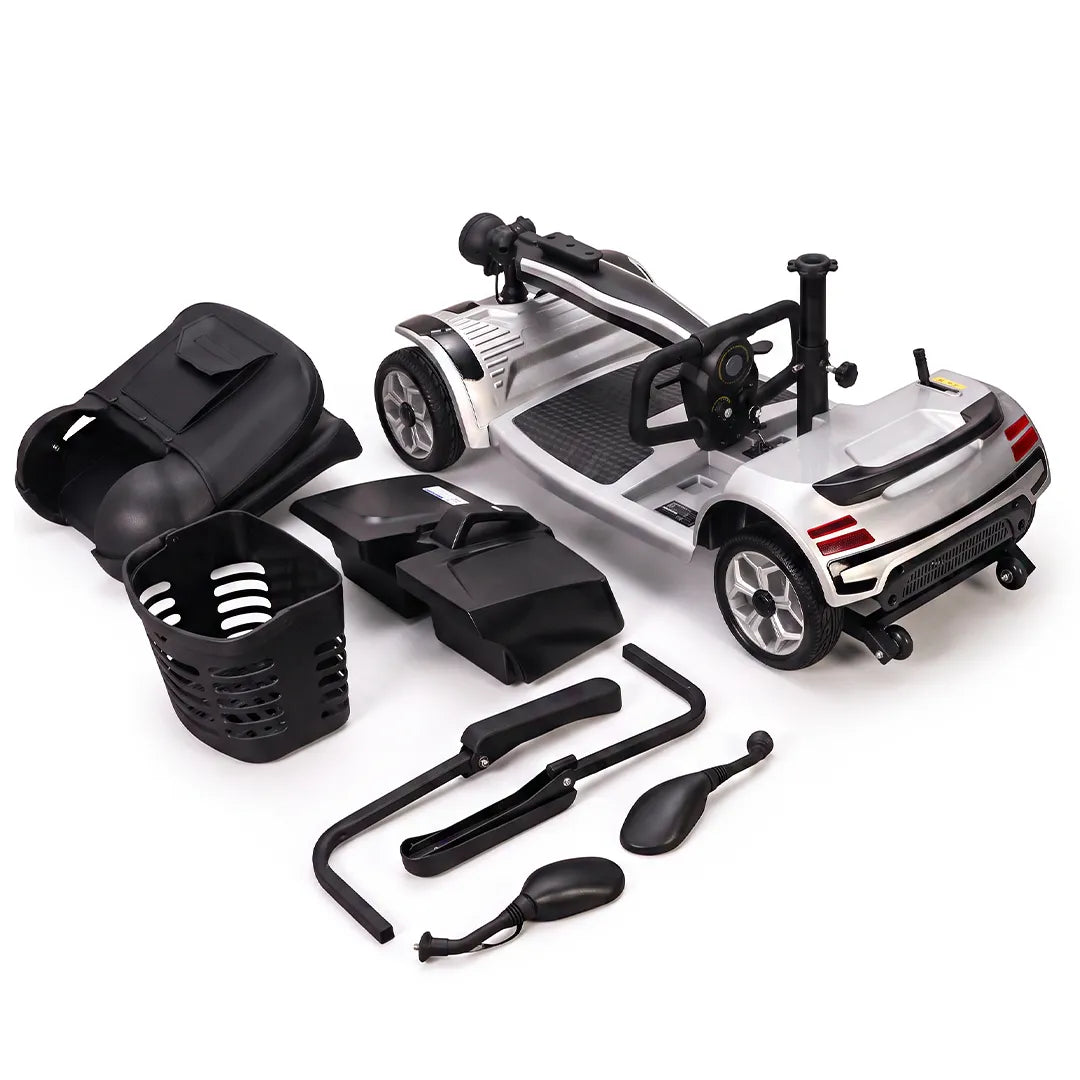 Piezas del scooter eléctrico Mate desmontable en 6 partes para un transporte más fácil dortomedical