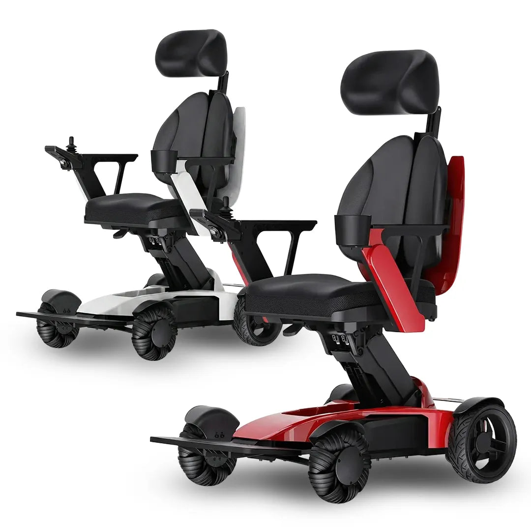 Colores disponibles de la silla eléctrica con freno electromagnético automático que ofrece una conducción segura dortomedical