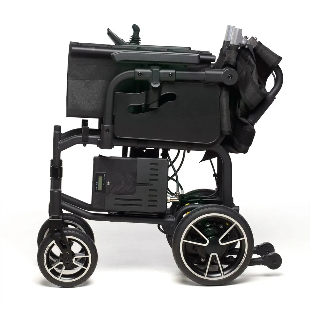 Plegado compacto en silla de ruedas eléctrica para un guardado sin complicaciones en cualquier maletero dortomedical