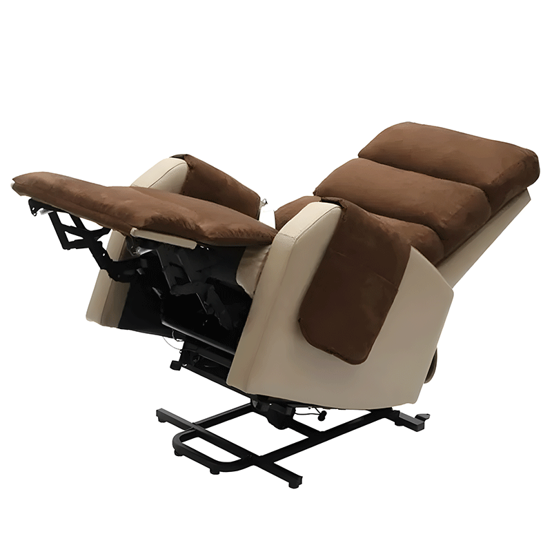 Sillón levantapersonas reclinable 180 grados para reducir presión en la columna dortomedical