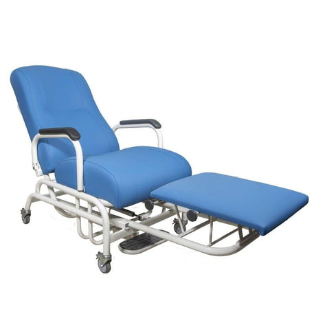 Sillón Geriátrico Reclinable con Ruedas Facilita Traslado de Pacientes