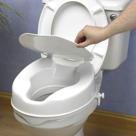 Elevador de WC con y sin Tapa Resistente 223 kg