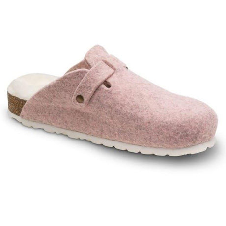 Zapatilla Zueco de Casa Cómoda Fieltro Feliz Caminar
