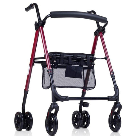 Andador con Asiento y Freno de Presión Plegable