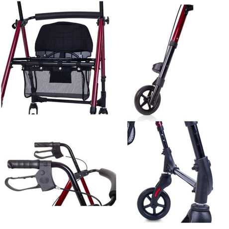 Andador PLEGABLE para Personas Mayores con Asiento