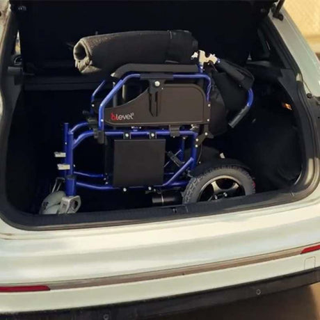 Silla de Ruedas Eléctrica SUPER ESTRECHA Plegable de Aluminio Level 2
