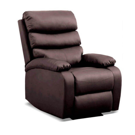 Poltrona Reclinável Relax com Massagem MARROM