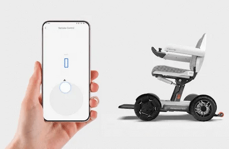 Cadeira de rodas elétrica moderna Robototer X40 com dobramento automático
