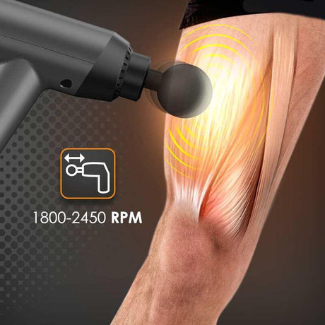Pistola de Masaje 1800-2450 rpm FITNESS