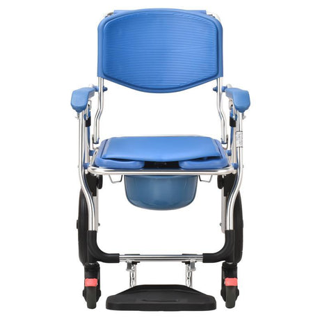 Silla Ducha PLEGABLE con Wc Incorporado y Ruedas ADAS