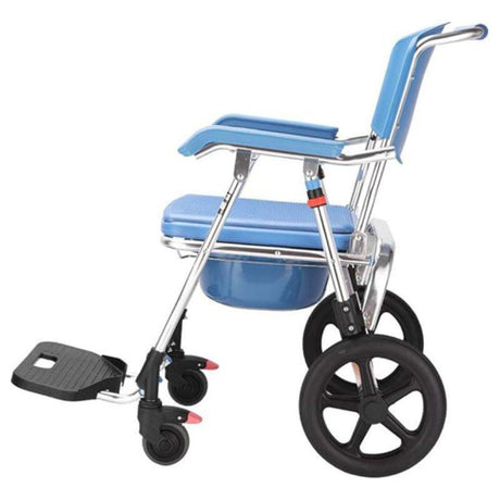 Silla Ducha PLEGABLE con Wc Incorporado y Ruedas ADAS