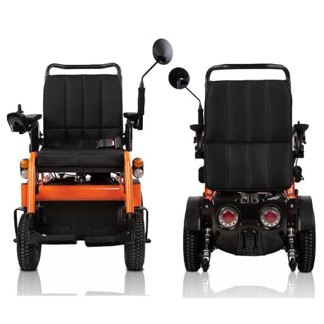 Silla de Ruedas con Motor Reclinable con Retrovisor Calabria 3