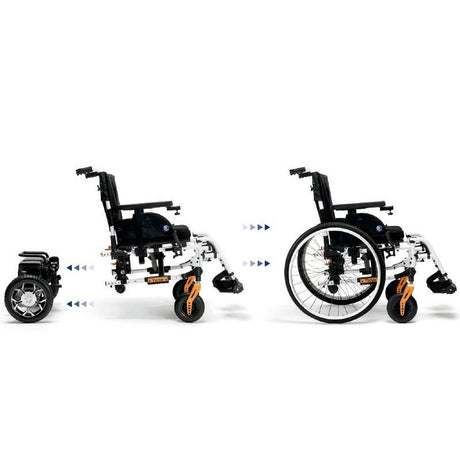 Silla Eléctrica de Ruedas Desmontable para Transporte y Convertible VERSO