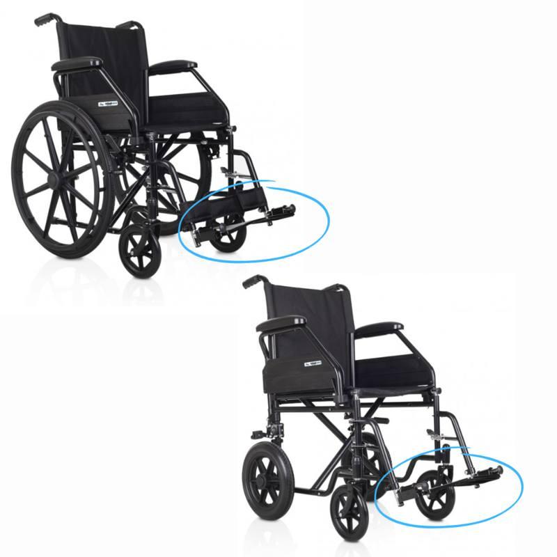Plataforma de Plástico para Reposapiés Silla de Ruedas PC20/21