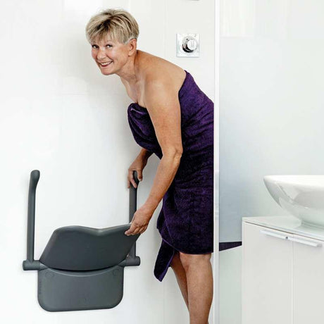 Asiento Abatible Ducha con/sin Patas y Reposabrazos RELAX Etac