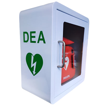 Vitrina Desfibrilador con Alarma y Cantos Redondeados
