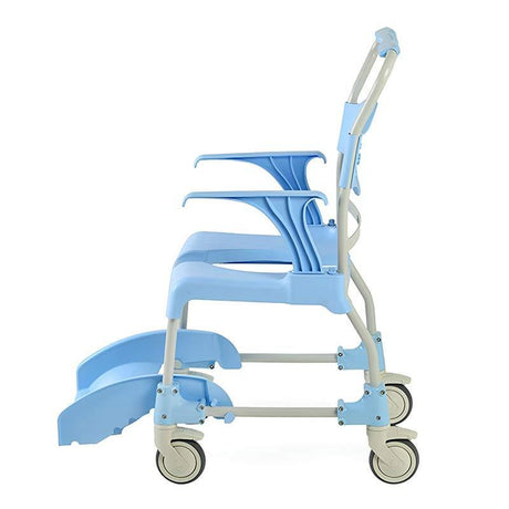 Silla de Ducha y Wc Autopropulsable con Ruedas Grandes MOEM