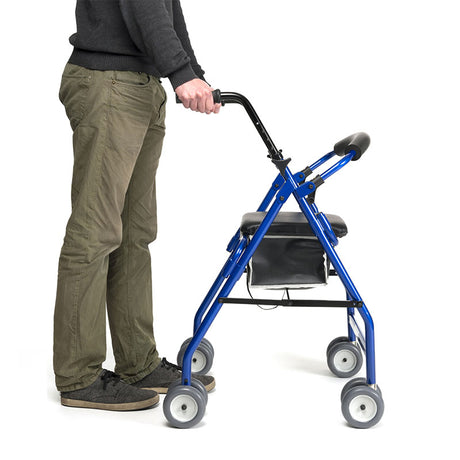 Rollator de alumínio 4 rodas Cadeo