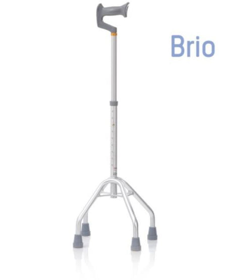 Muleta de Aluminio Cuadrípode Extensible Brio