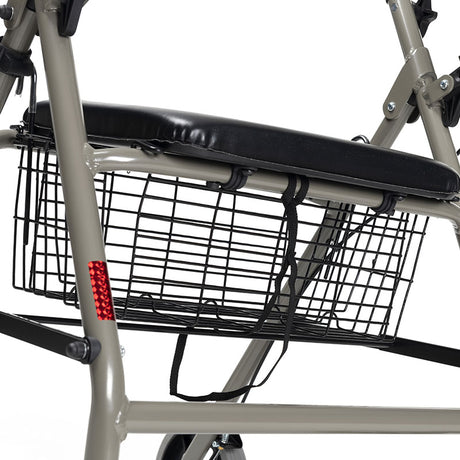 Rollator dobrável de alumínio 4 rodas ECO LIGHT