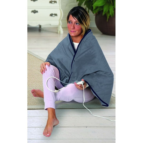 Manta-Poncho eléctrico