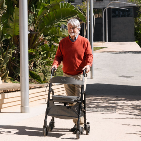 Andador Plegable con Asiento Comodo