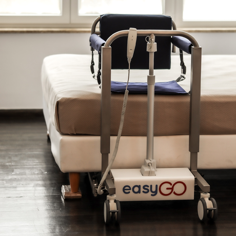 Grua - Cadeira para Transferência de Doentes Elétrica e Dobrável EASY GO