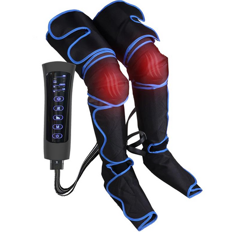 Massajador de Pressoterapia para Pés e Pernas com Comando à Distância