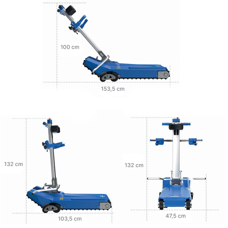 Lagarta Sobe Escadas Portátil TR250T
