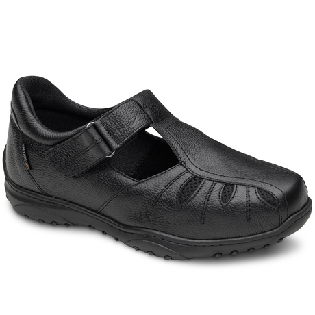 Sandalia Hombre Piel Velcro
