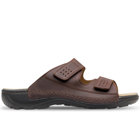 Sandalias Ortopédicas Hombre Marrones
