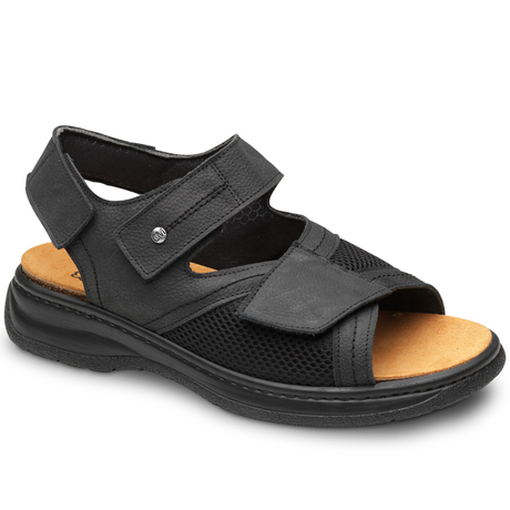Sandálias de velcro para diabéticos Calzamedi para homens
