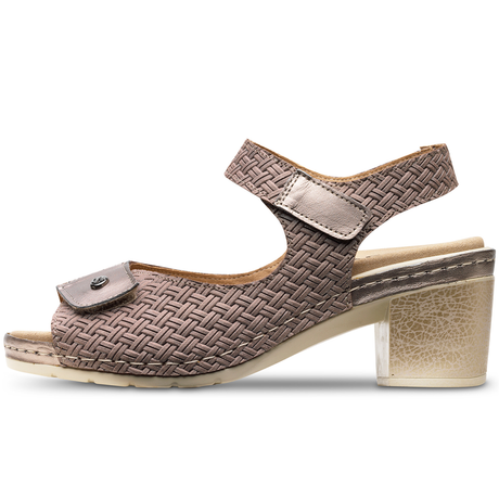 Sandalias de Tacón Cómodas Marrones
