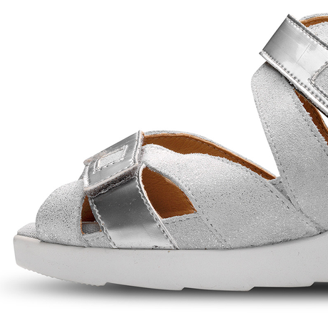 Sandalias para Señoras Mayores Plata
