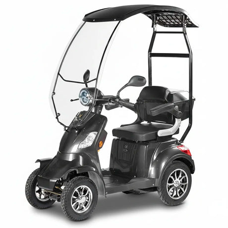 Scooter Elétrica de 4 Rodas FASTER com Teto Veleco