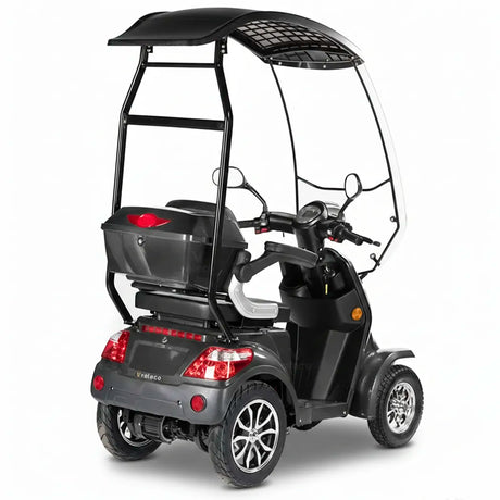 Scooter Elétrica de 4 Rodas FASTER com Teto Veleco