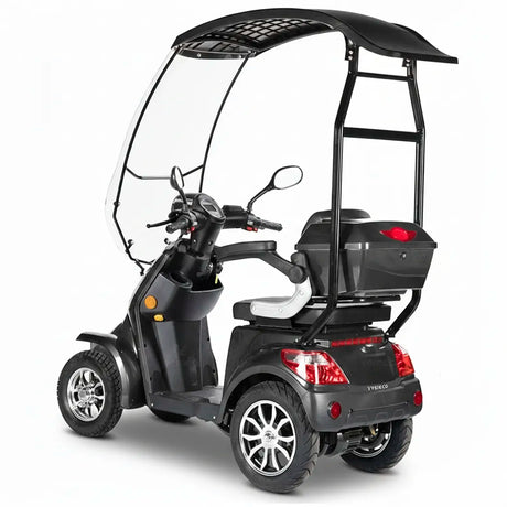 Scooter Elétrica de 4 Rodas FASTER com Teto Veleco