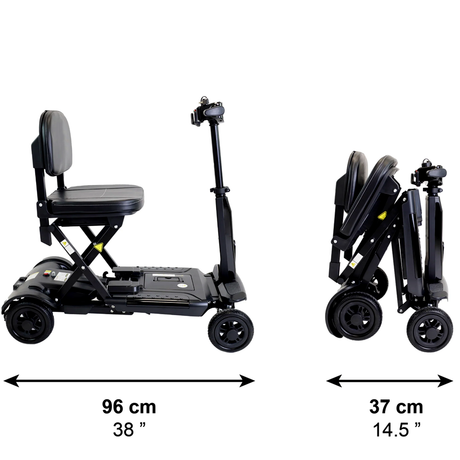 Scooter Elétrico DOBRÁVEL de 4 Rodas