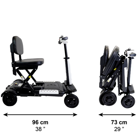 Scooter Elétrico DOBRÁVEL de 4 Rodas