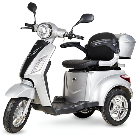 Scooter Electrica 3 Ruedas Gris